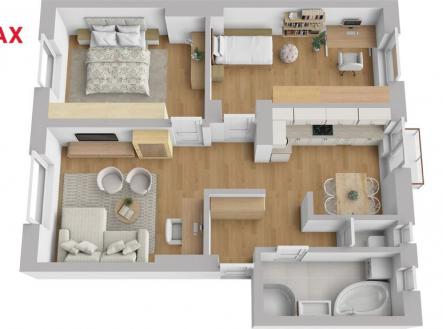 Prodej bytu, 3+kk, 84 m²