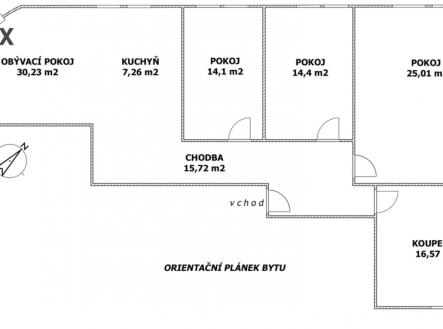 Prodej bytu, 4+kk, 123 m²