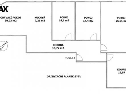 Prodej bytu, 4+kk, 123 m²