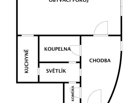 Prodej bytu, 1+1, 42 m²