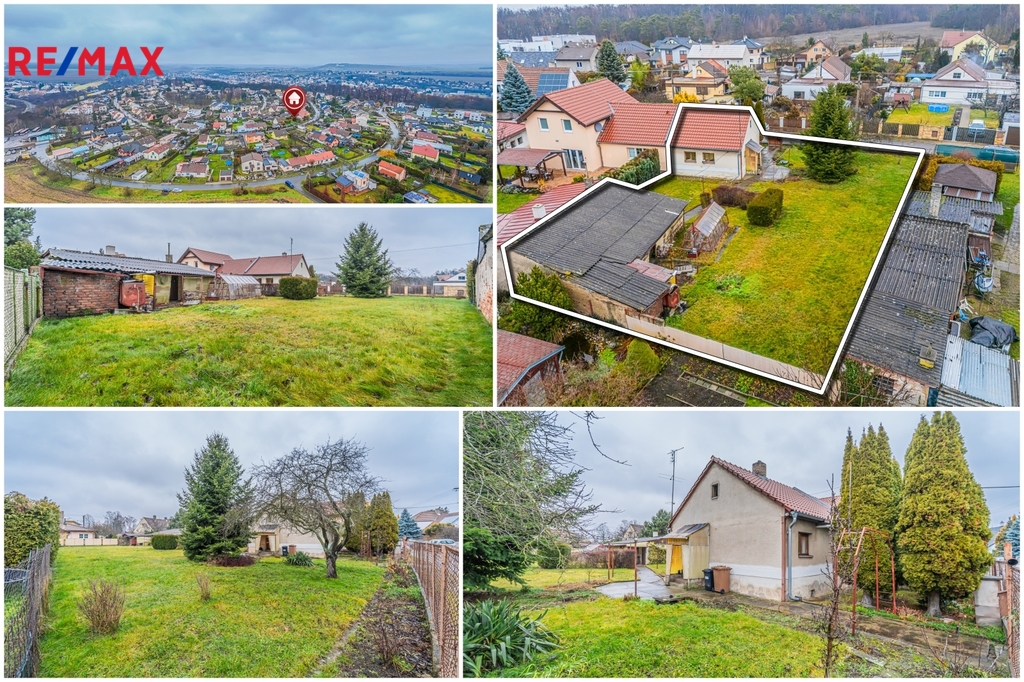 Pohledy na dům a pozemek