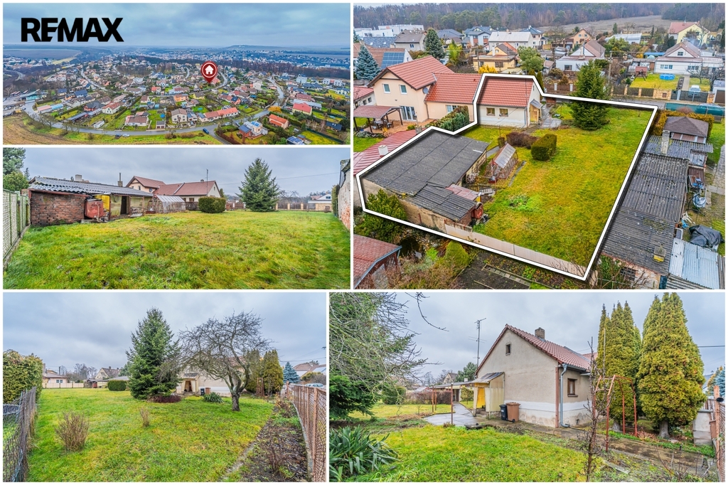 Pohledy na dům a pozemek