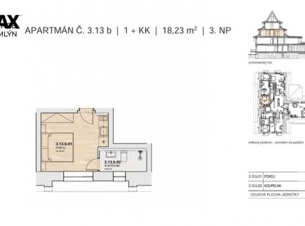 Prodej bytu, 1+kk, 21 m²