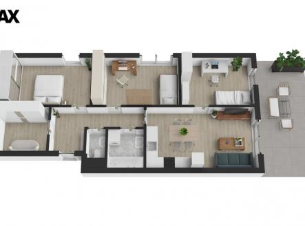 Pronájem bytu, 4+kk, 170 m²