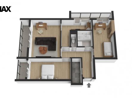 Prodej bytu, 3+1, 78 m²
