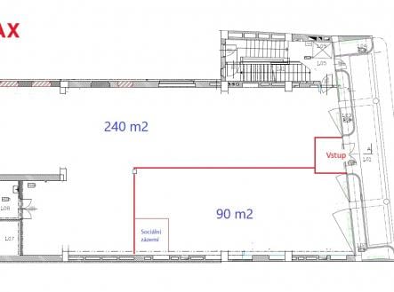 Pronájem - obchodní prostor, 240 m²