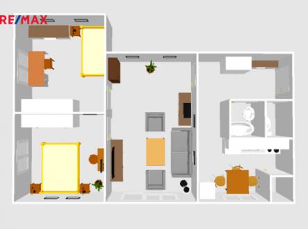 Prodej bytu, 3+1, 63 m²