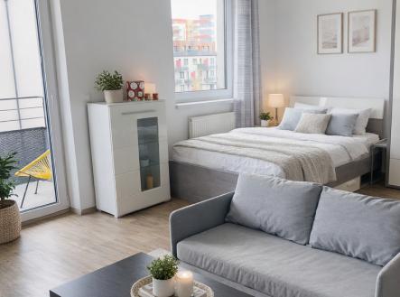 Pronájem bytu, 1+kk, 34 m² obrázek
