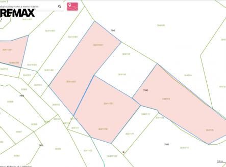 Prodej pozemku, les, 47 764 m²