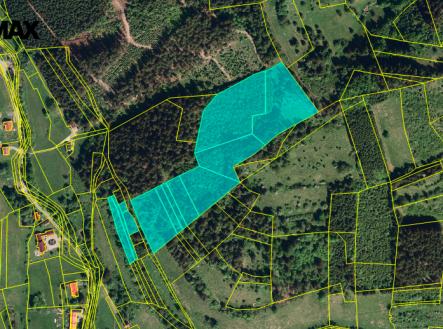 Prodej pozemku, les, 59 738 m²