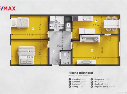 Prodej bytu, 3+1, 72 m²