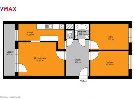 Prodej bytu, 3+1, 77 m²