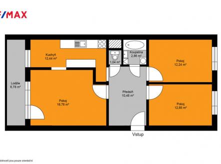 Prodej bytu, 3+1, 77 m²