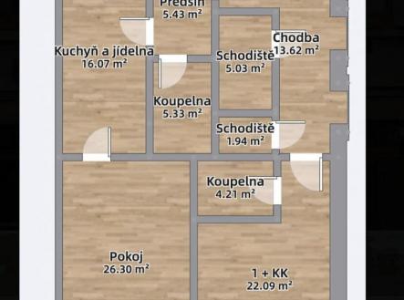 Prodej - obchodní prostor, 411 m²