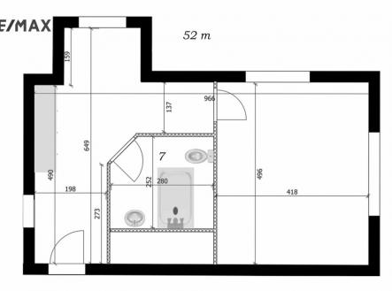 Pronájem bytu, 1+1, 47 m²