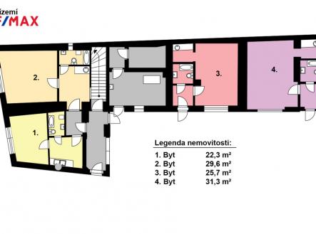 Prodej nájemního domu, 219 m²