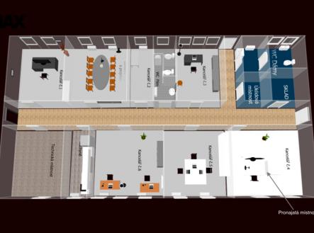 Pronájem kanceláře, 18 m²