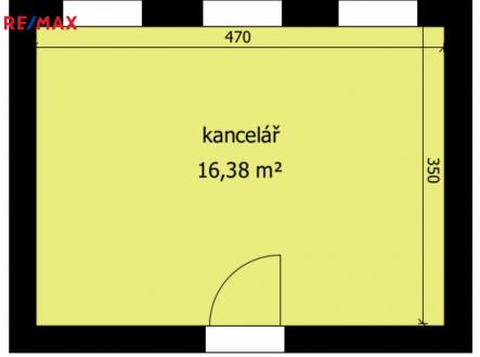 Pronájem kanceláře, 17 m²