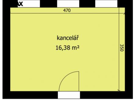 Pronájem kanceláře, 17 m²