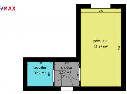 Pronájem bytu, 1+kk, 25 m²