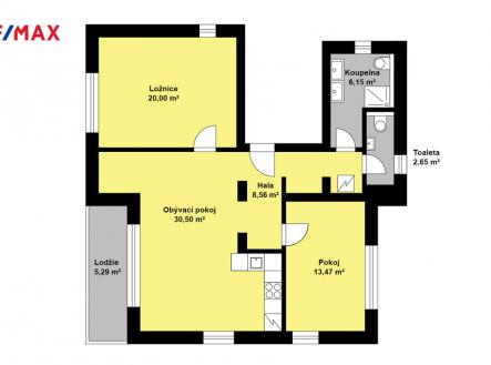 Pronájem bytu, 3+kk, 106 m²