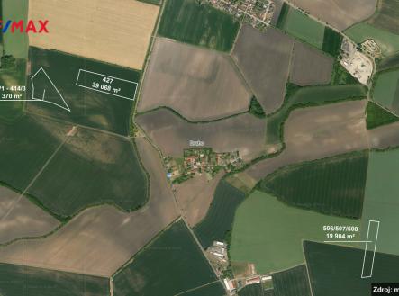 Prodej pozemku, zemědělská půda, 87 342 m²