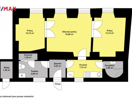 Prodej bytu, 3+1, 57 m²