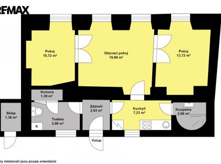Prodej bytu, 3+1, 57 m²