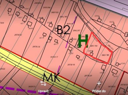 Prodej pozemku, zahrada, 549 m²