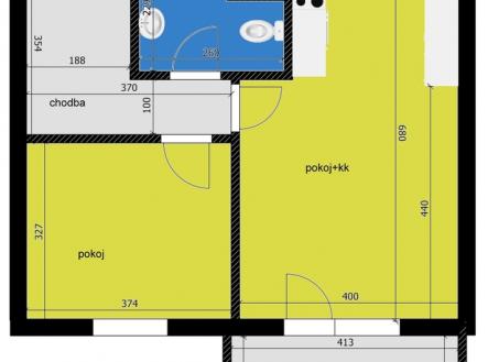 Pronájem bytu, 2+kk, 60 m²