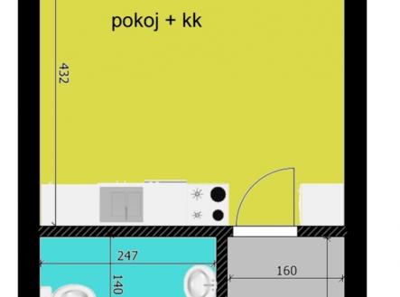 Pronájem bytu, 1+kk, 31 m²