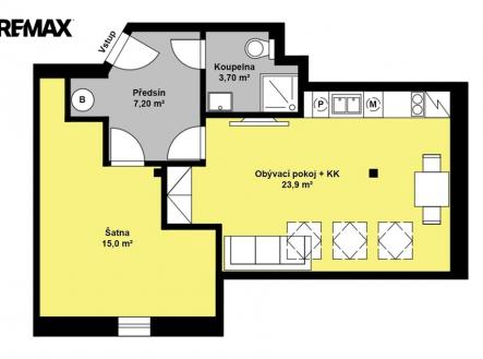 Pronájem bytu, 2+kk, 50 m²