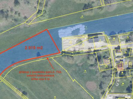 Prodej pozemku, trvalý travní porost, 2 919 m²