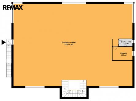 Pronájem obchodní prostory, 360 m²