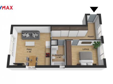 Prodej bytu, 2+kk, 57 m² obrázek