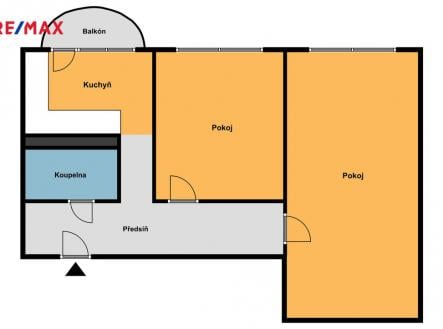 Prodej bytu, 2+1, 62 m²