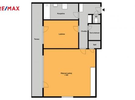 Pronájem bytu, 2+kk, 76 m²