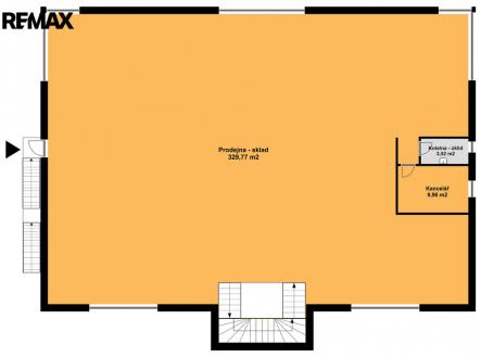 Pronájem kanceláře, 360 m²
