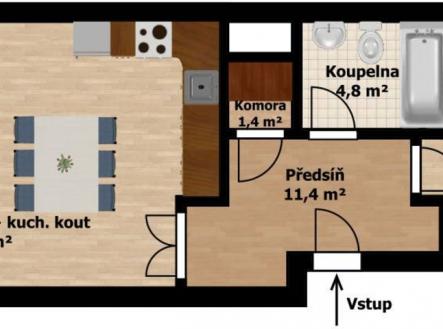 Prodej bytu, 2+kk, 92 m²