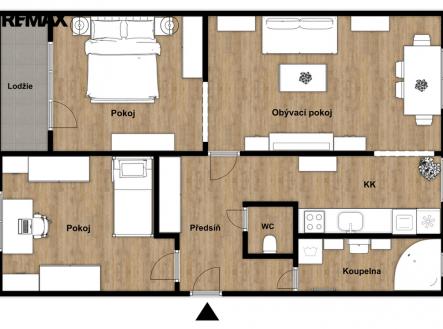 Prodej bytu, 3+1, 83 m²