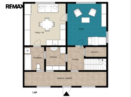 Prodej chaty/rekreačního objektu, 89 m²