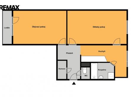 Pronájem bytu, 2+1, 63 m²