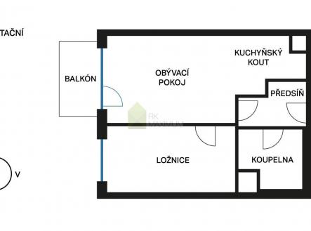 Pronájem bytu, 2+kk, 76 m²