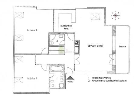 Prodej bytu, 3+kk, 155 m²