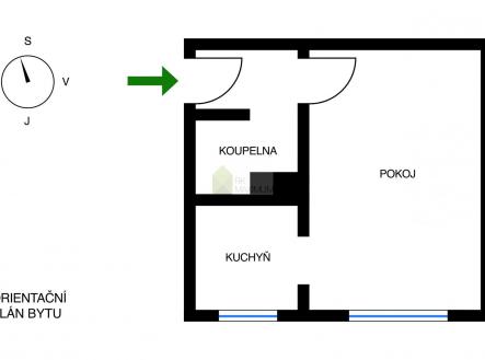 Prodej bytu, 1+1, 25 m²