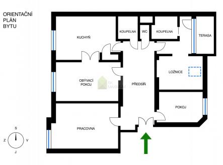 Prodej bytu, 4+1, 149 m²
