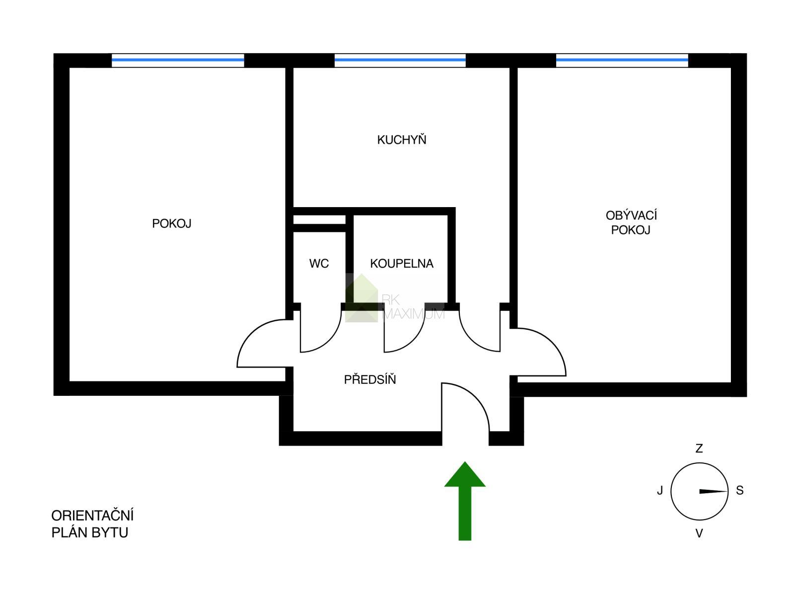 Orientacni_plan_bytu_Bydzovskeho