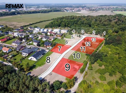 Prodej stavebního pozemku 1371 m2, parcela č. 752/14 (3), Kolín