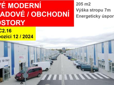 Pronájem - skladovací prostor, 205 m² obrázek