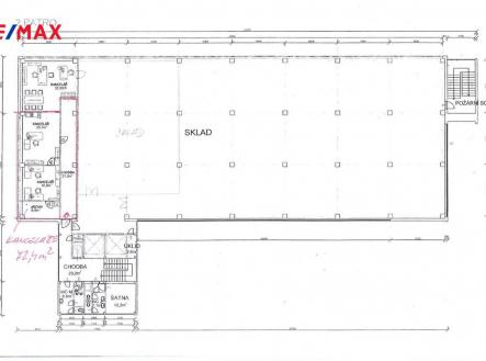 Pronájem - kanceláře, 72 m²